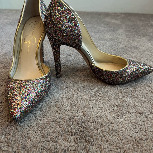 Jessica Simpson confetti sparkle pumps - Picture 4 of 4